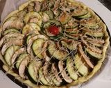Une image de l'étape 6 de Tarte poulet/courgette.