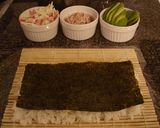A picture of step 2 of Easy and Sublime California Rolls.