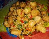 Foto langkah ke 4 dari resep Tahu Cabe Garam.
