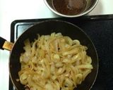 A picture of step 3 of Ginger Pork with Plenty of Onions.