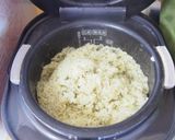 A picture of step 3 of Matcha & Green Tea Double Tea Rice.