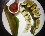 A picture of step 9 of Sushi styled fish enduri pitha with Date tomato chilli Jam.