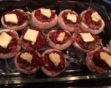 A picture of step 3 of Swiss-style Stuffed Mushroom.