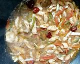 A picture of step 8 of Szechuan chicken.