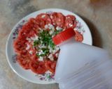 Une image de l'étape 7 de Carpaccio de tomate 🍅.