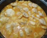 A picture of step 5 of Monkfish Cheeks in Sauce.