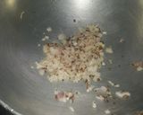 A picture of step 3 of Green Masala Khichdi.