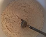 A picture of step 2 of Low fat blueberry scones.