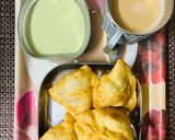 A picture of step 10 of Samosa Party😋💛.