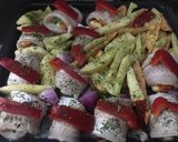 Foto del paso 7 de la receta: FILET DE MERLUZA🐠🐟(relleno al horno)🐠🐟