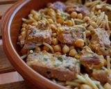 Foto del paso 9 de la receta: Fideos con costillas y garbanzos