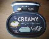 A picture of step 5 of Vickys Easter Creme Egg Cheesecake GF DF EF SF NF Vegan.
