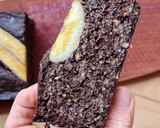 Foto del paso 5 de la receta: Budín "fit" de chocolate y banana 🍫 sin azúcar, sin edulcorante, sin gluten