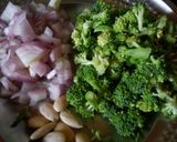 A picture of step 2 of AlmondBroccoliSoup.