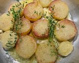 A picture of step 5 of Fondant Potatoes.