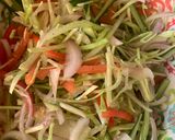 A picture of step 4 of Restaurant style Kachumber Salad (with vinegar dressing).