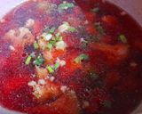 Hình bước làm 1 của món Xôi mặn và canh súp củ dền