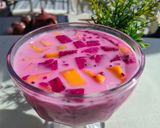 Foto langkah ke 8 dari resep Cendol Buah Naga Pink Kuah Susu Mangga🎀.