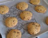 A picture of step 7 of Vickys Banana Choc Chip Cookies, GF DF EF SF NF.
