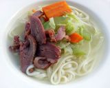 A picture of step 7 of Udon Noodle With Smoked Duck.