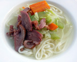 A picture of step 7 of Udon Noodle With Smoked Duck.