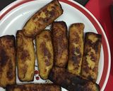 Foto del paso 5 de la receta: Platanitos fritos rellenos de queso 🧀 😋