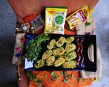 A picture of step 10 of Maggi Cabbage Patra.