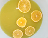 A picture of step 3 of Cucumber ginger and orange juice.