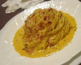 A picture of step 13 of Tomato Carbonara With Plenty Of Bacon.