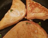 A picture of step 3 of French toast bread.