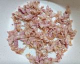 Gluténmentes penne carbonara recept fázis 3 fotója