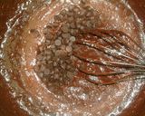A picture of step 5 of Delicious Okara Muffins with White Chocolate.