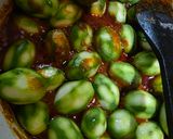 Gambar langkah 3 resipi Pajeri Masam Manis Buah Amra.