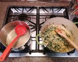 A picture of step 4 of Spinach paprika risotto.