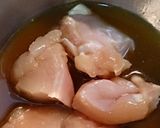 A picture of step 2 of Sweet-Salty Miso Chicken Breast and Spring Cabbage Stir-Fry.