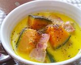 A picture of step 5 of Kabocha Squash and Bacon in Buttery Milk Soup.