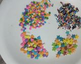 A picture of step 6 of Colourful cream cake.