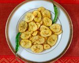 কাঁচা কলার মুচমুচে ভাজা রেসিপির ধাপ 1 ছবি