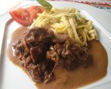 A picture of step 10 of German Goulash.