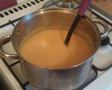 A picture of step 3 of Vickys Creamy Yellow Pea and Ham Soup, GF DF EF SF NF.