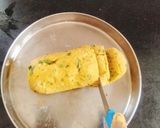 A picture of step 4 of KOTHIMBIR VADI / Crispy kothimbir vadi.