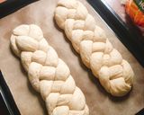 Hình bước làm 3 của món Bánh mì Challah (bánh mì Do Thái)