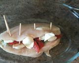 A picture of step 6 of Roasted Red Pepper Mozzarella And Spinach Stuffed Chicken.