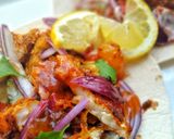 A picture of step 4 of Curried Fish Tortillas.