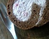 A picture of step 13 of Chocolate Roll Cake with Pink Raspberry Cream.