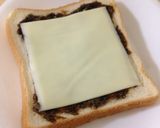 A picture of step 2 of An Easy Breakfast Iwanori Mayonnaise Toast.