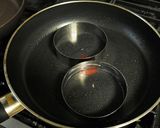 A picture of step 2 of Imagawa-yaki with Pancake Mix.