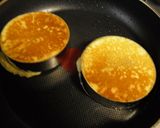 A picture of step 5 of Imagawa-yaki with Pancake Mix.