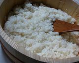 A picture of step 6 of Chirashizushi with Lots of Toppings.
