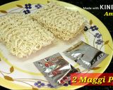 A picture of step 1 of Maggi pizza.